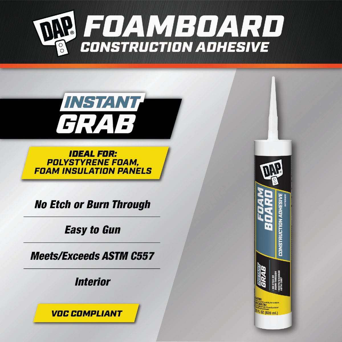 DAP 28 Oz. Foamboard Construction Adhesive  Image 2