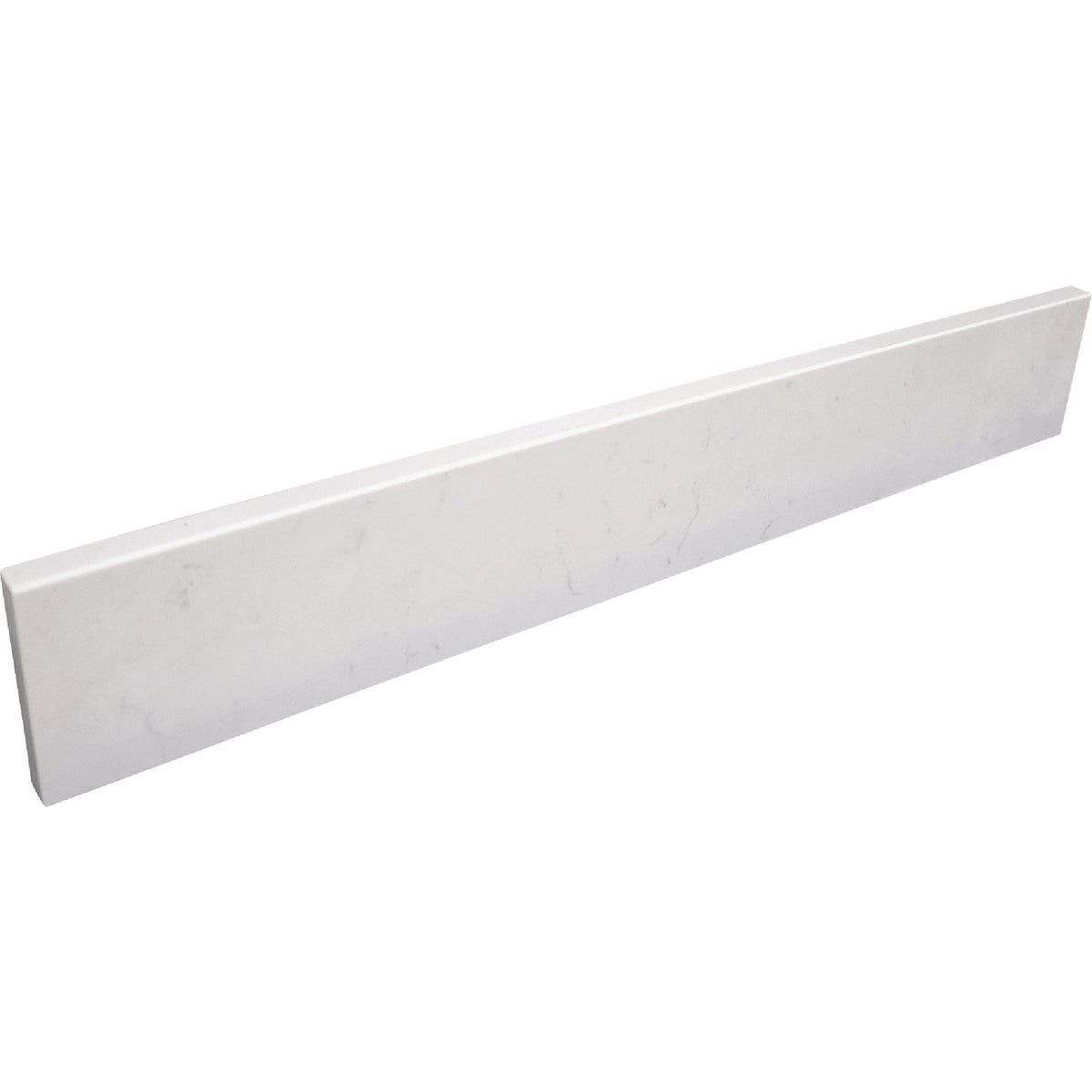 Bertch Oasis 22 In. x 22.5 In. Jasmine White Veined Quartz Vanity Top with Rectangular Bowl Image 2