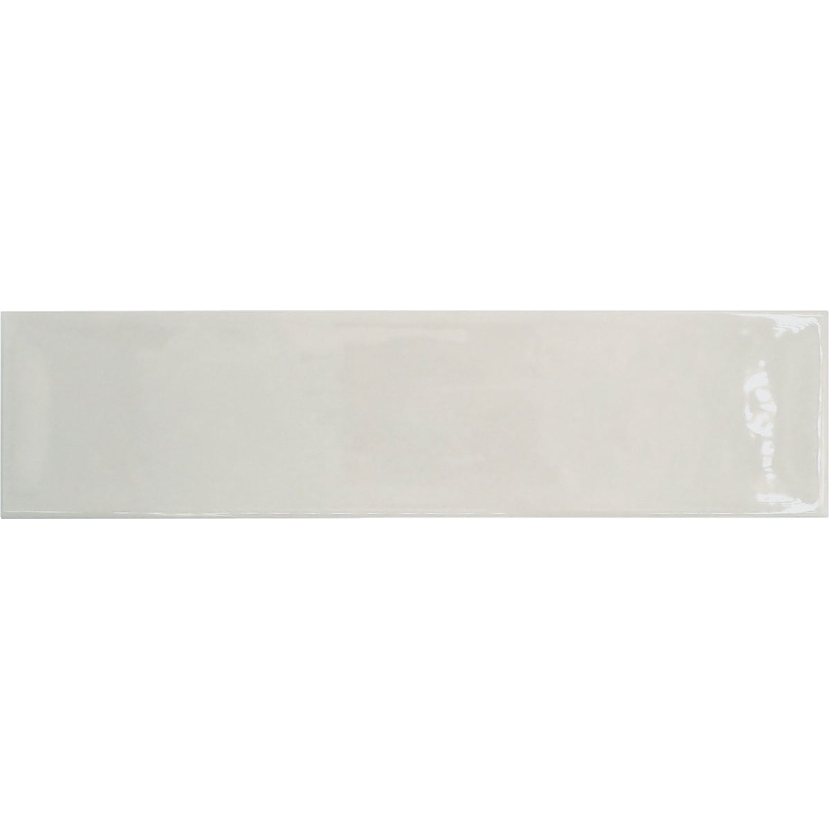 Emser Raku 3 In. x 12 In. Glossy White Ceramic Wall Tile with Hand Glazed Inverted Visual (6.29 Sq. Ft./Case) Image 2