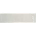 Emser Raku 3 In. x 12 In. Glossy White Ceramic Wall Tile with Hand Glazed Inverted Visual (6.29 Sq. Ft./Case) Image 2