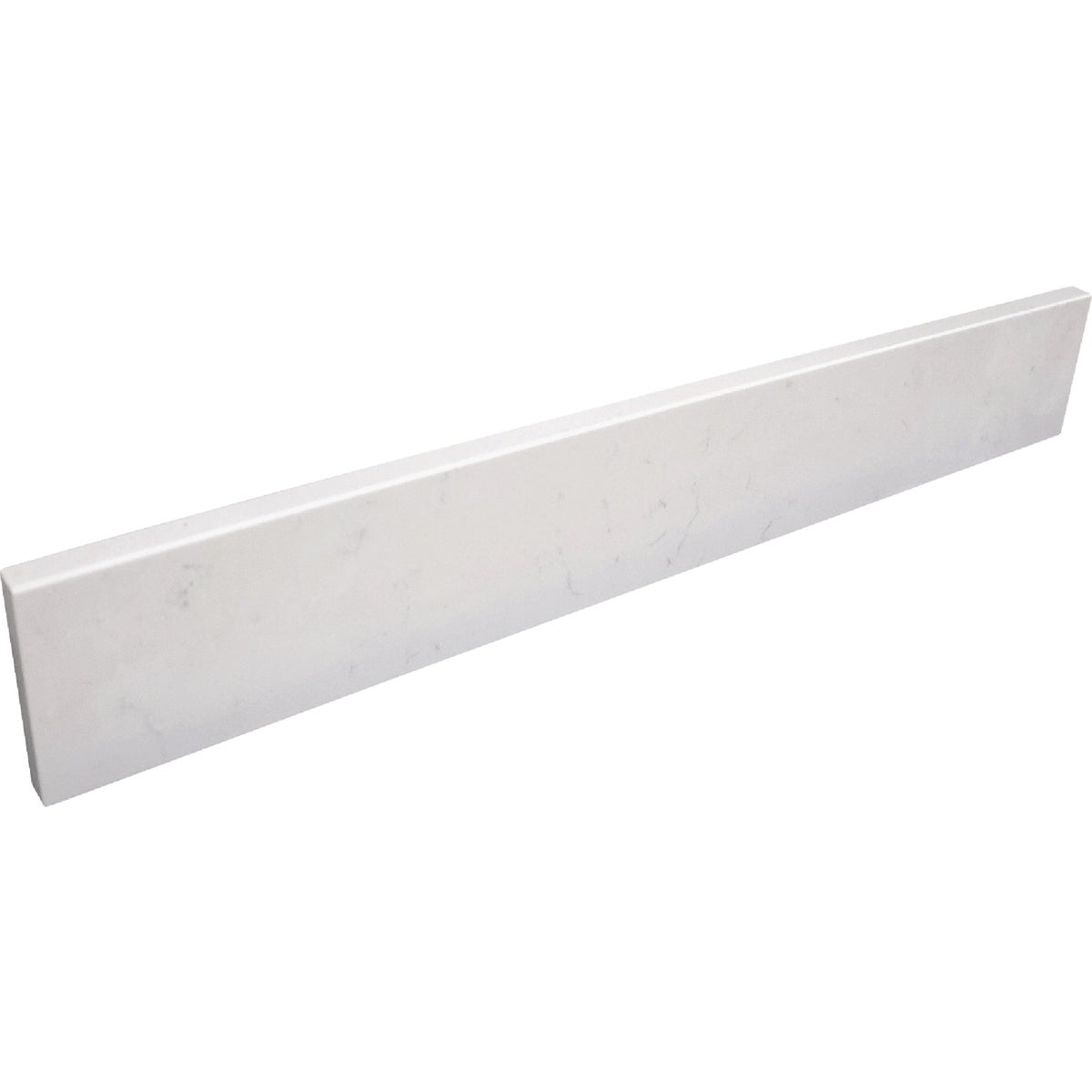 Bertch Oasis 31 In. x 22.5 In. Jasmine White Veined Quartz Vanity Top with Rectangular Bowl Image 2