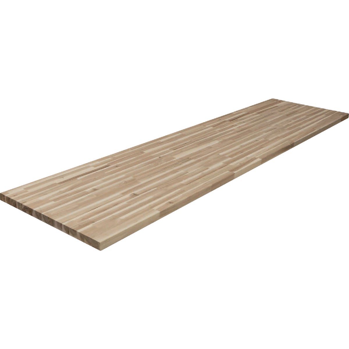 VT Industries CenterPointe 122 In. L x 25 In. D x 1.5 In. T Unfinished Acacia Wood Butcher Block Countertop with Square Edge