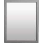 Zenna Home 20 In. x 25 In. Dove Gray Framed Wall Mirror Image 1