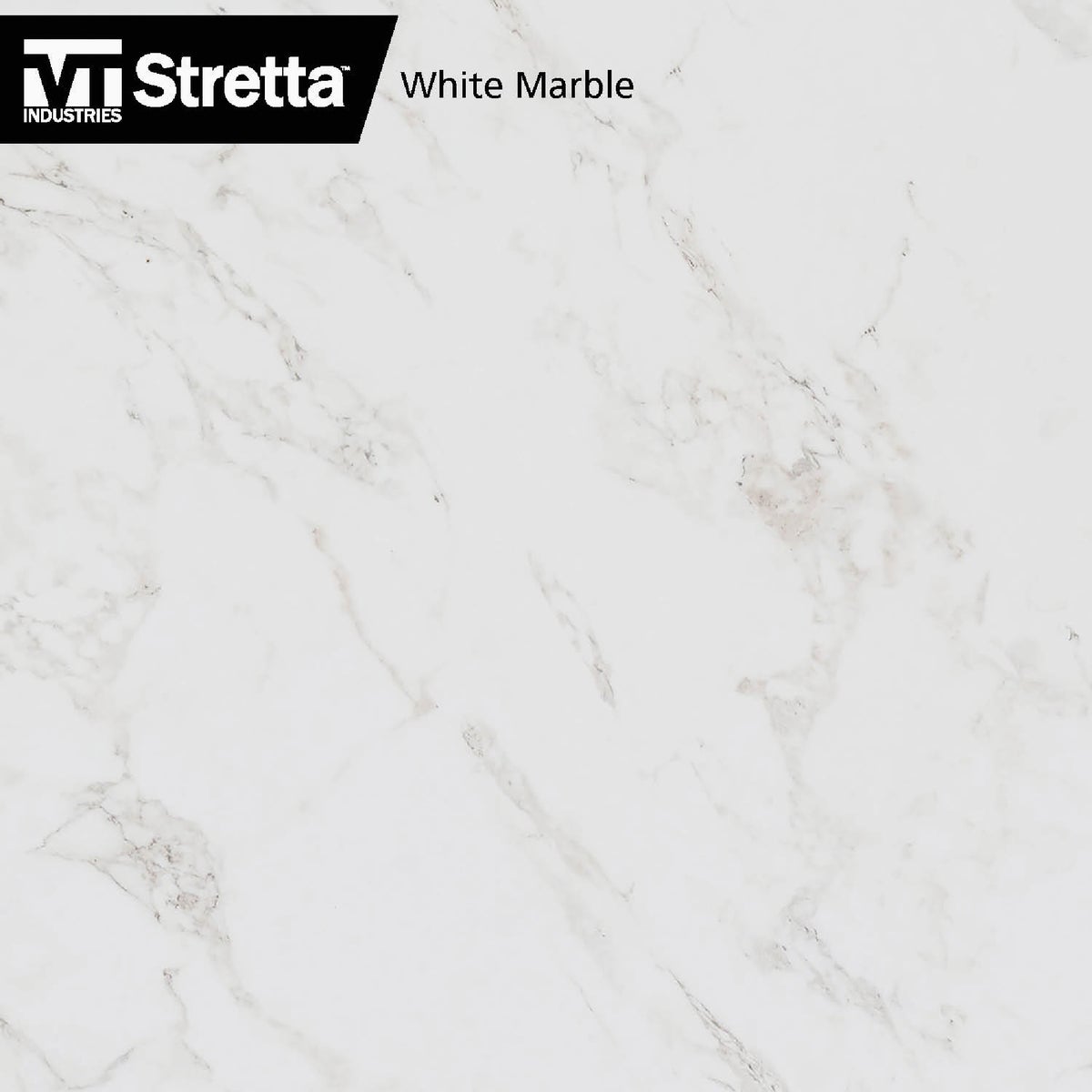 VT Industries Stretta 6 Ft. Right Hand Laminate White Marble Countertop Image 5
