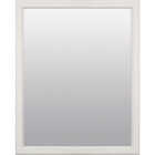 Zenna Home 20 In. x 25 In. White Framed Wall Mirror Image 1