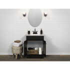 Zenith Zenna Home Espresso 36 In. W x 35 In. H x 18 In. D Vanity with White Cultured Marble Top Image 4