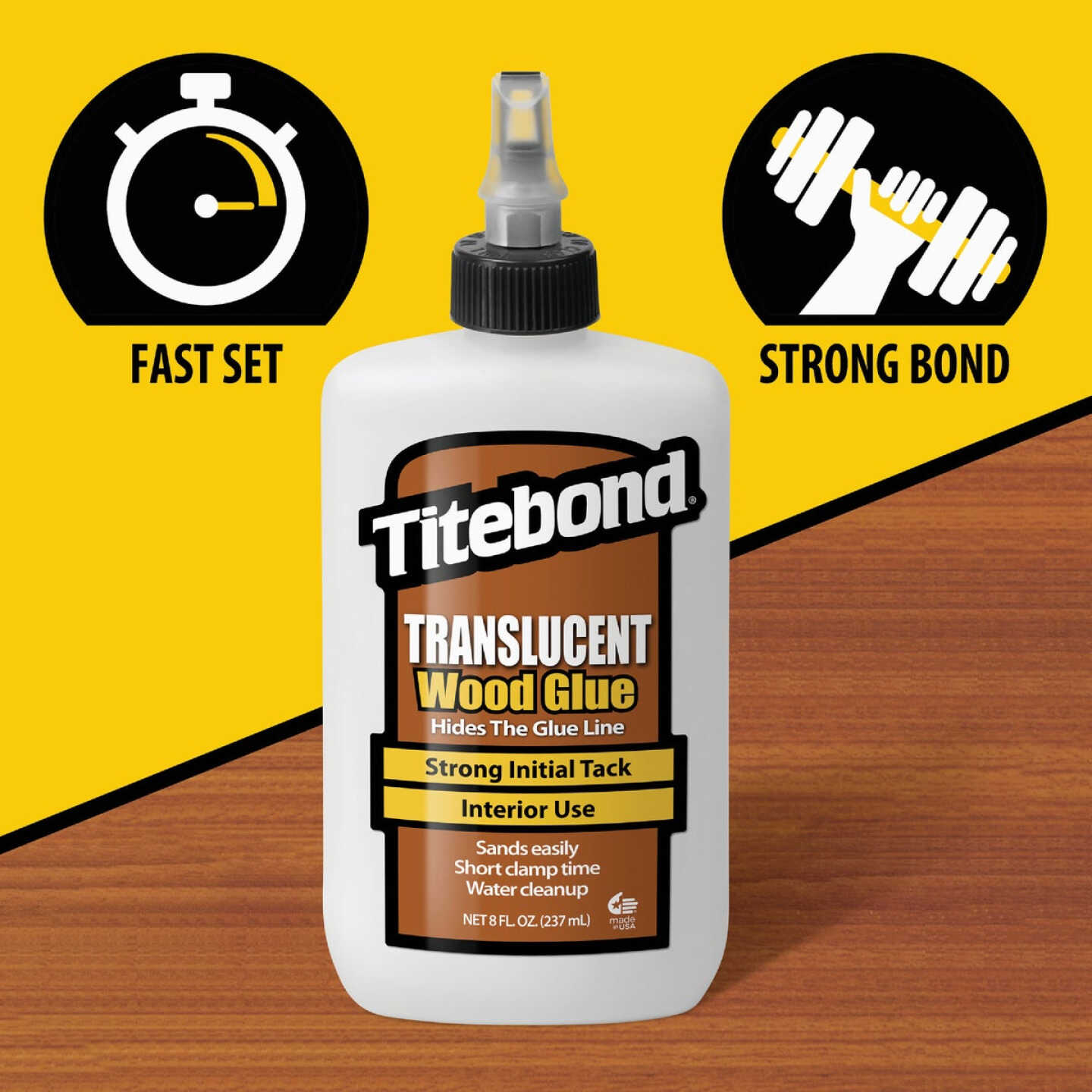 Titebond 8 Oz. Translucent Wood Glue Image 2