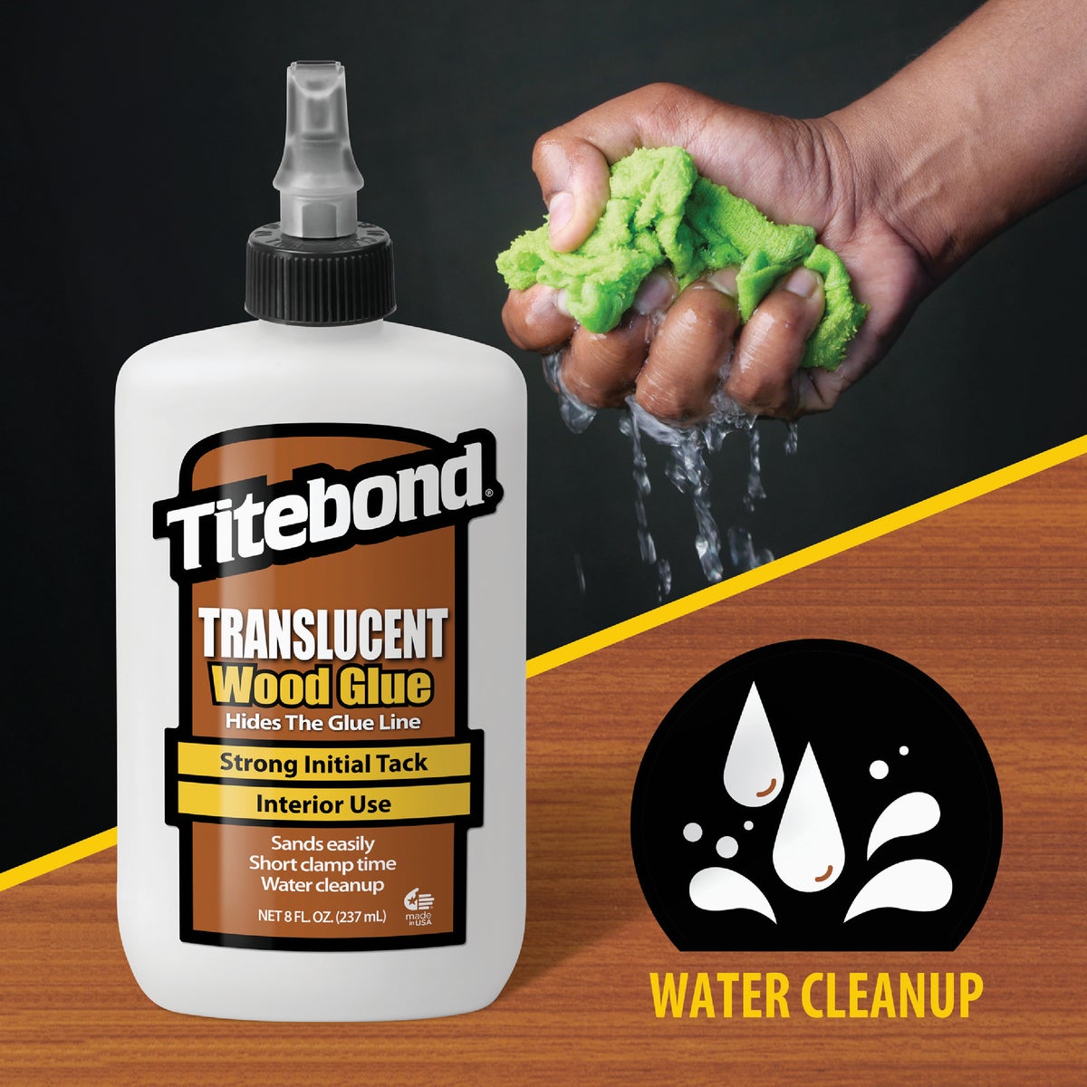 Titebond 8 Oz. Translucent Wood Glue Image 4