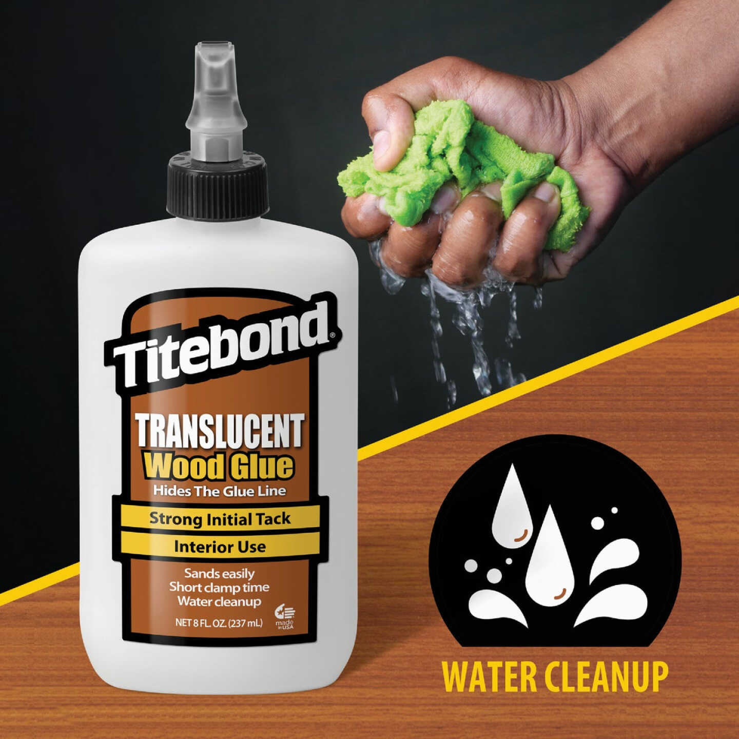 Titebond 8 Oz. Translucent Wood Glue Image 4