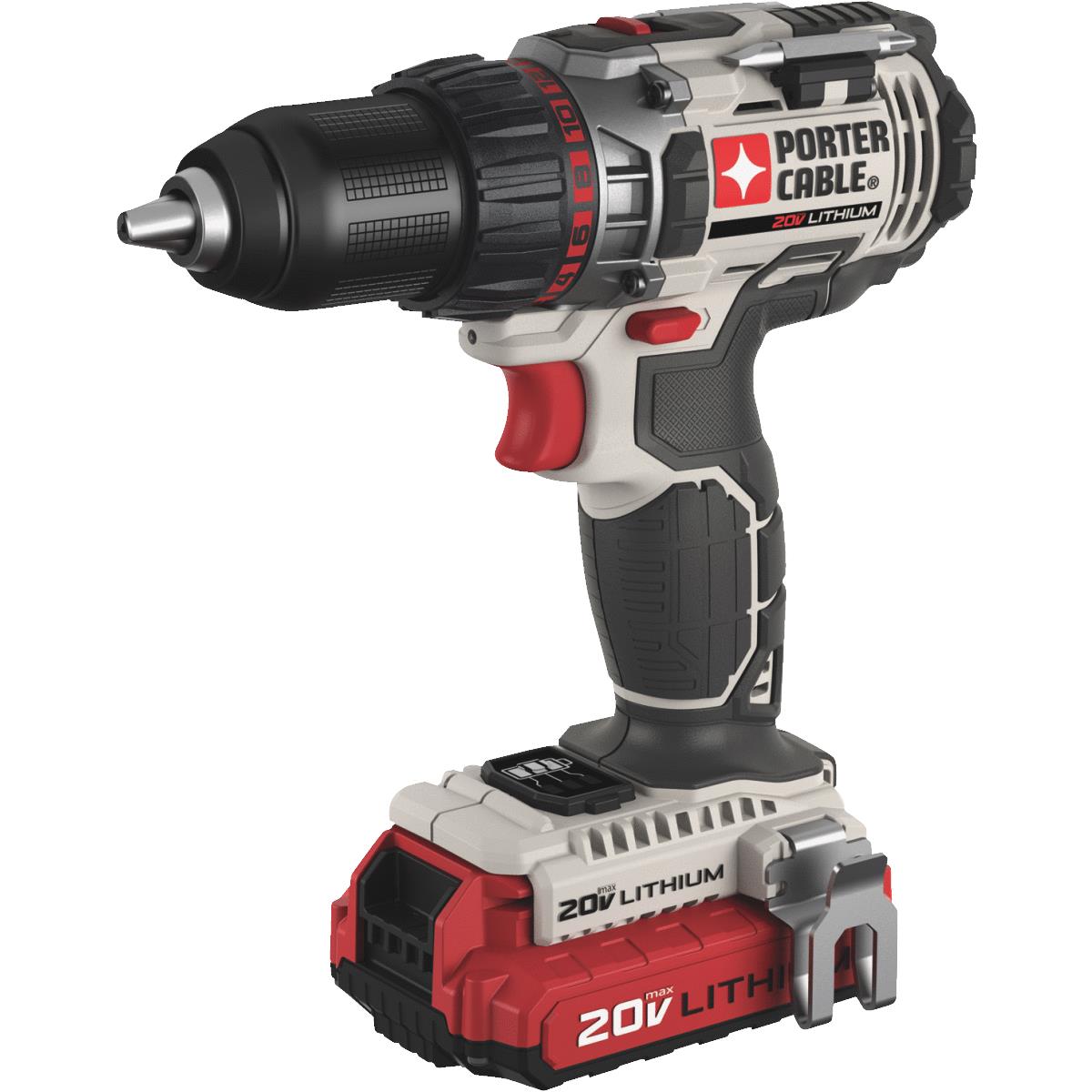 Porter Cable 20 Volt MAX Lithium-Ion 1/2 In. Cordless Drill Kit