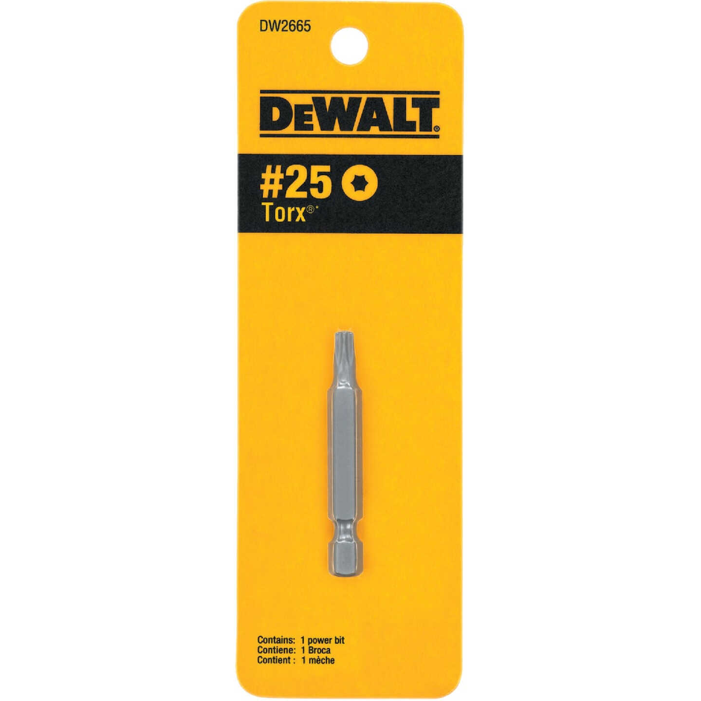 DEWALT T25 TORX 2 In. 1/4 In. Power Screwdriver Bit Image 1