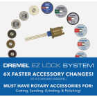 Dremel Aluminum Oxide EZ Lock Grinding Wheel Image 7