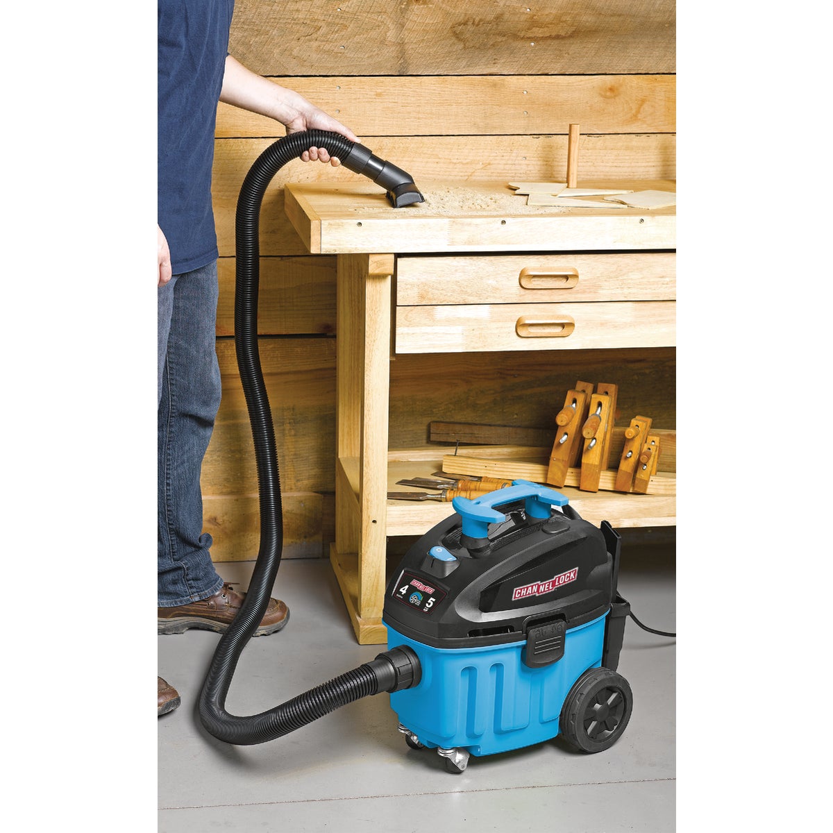 Channellock 4 Gal. 5.0-Peak HP Contractor Wet/Dry Vacuum Image 10