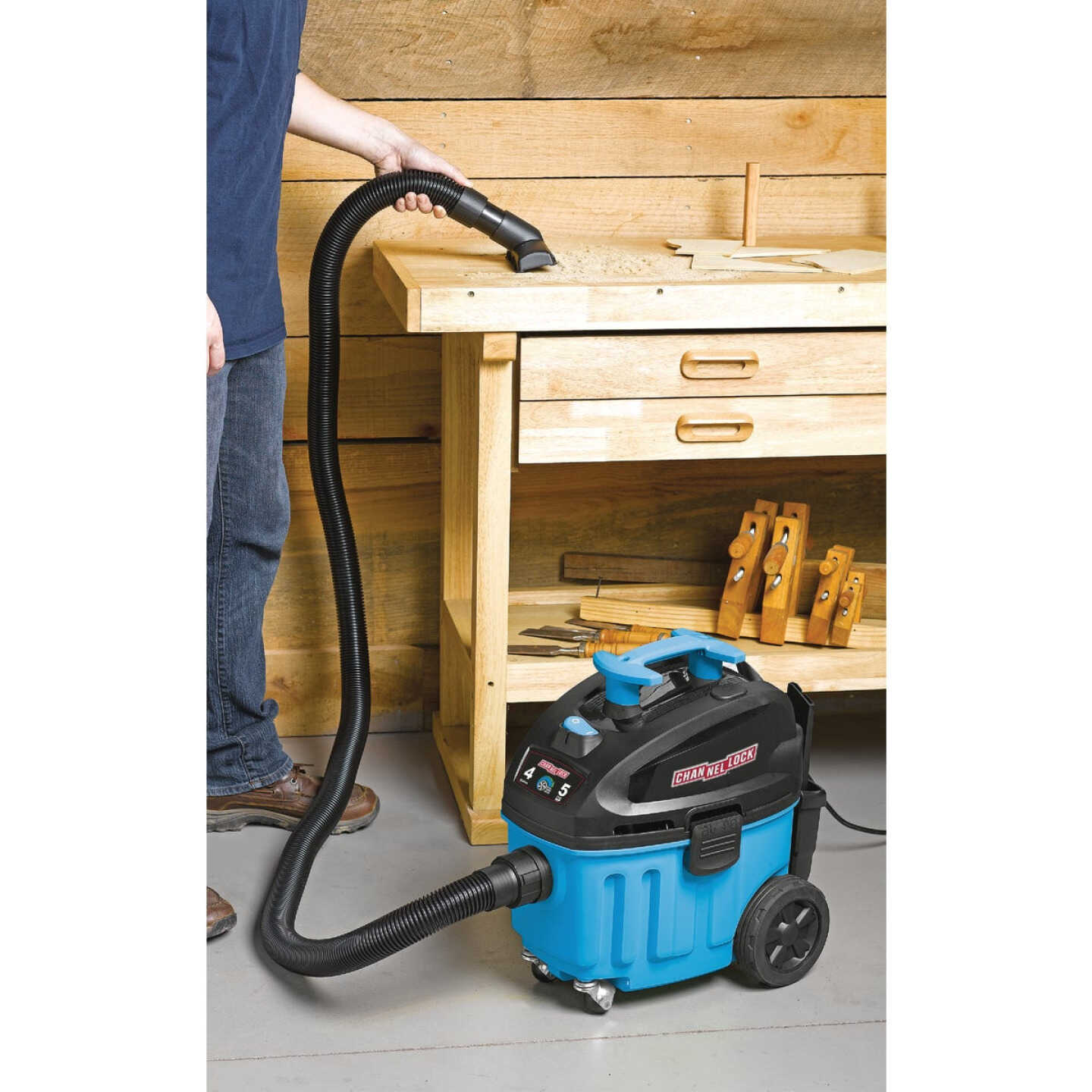 Channellock 4 Gal. 5.0-Peak HP Contractor Wet/Dry Vacuum Image 10