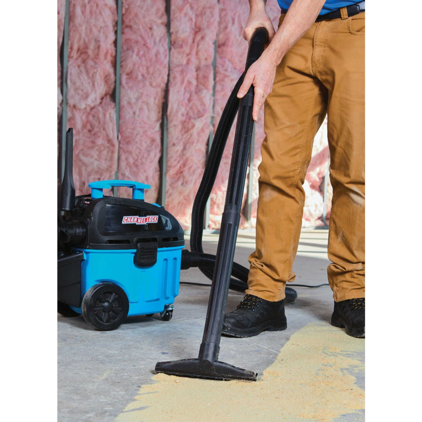 Channellock 4 Gal. 5.0-Peak HP Contractor Wet/Dry Vacuum Image 9