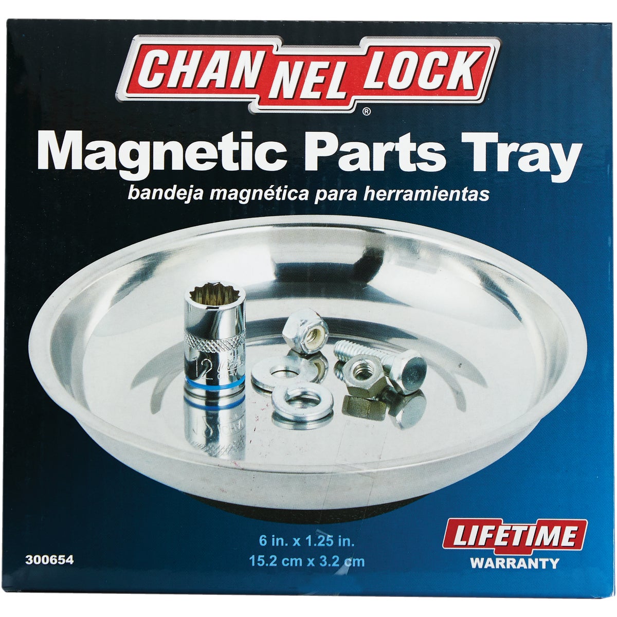 Channellock 6 In. Stainless Steel Magnetic Parts Tray Image 5