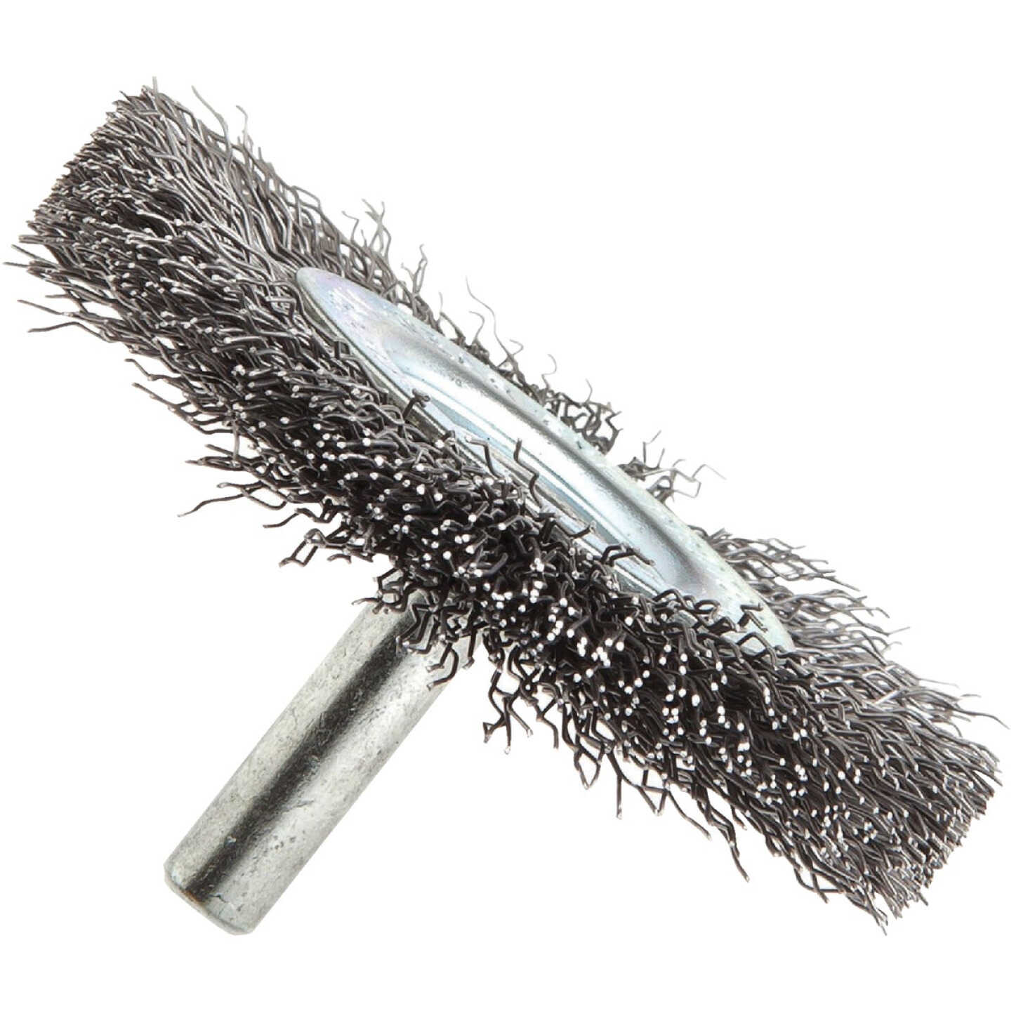 Forney 2-1/2 In. Crimped, Coarse Drill-Mounted Wire Wheel Image 1