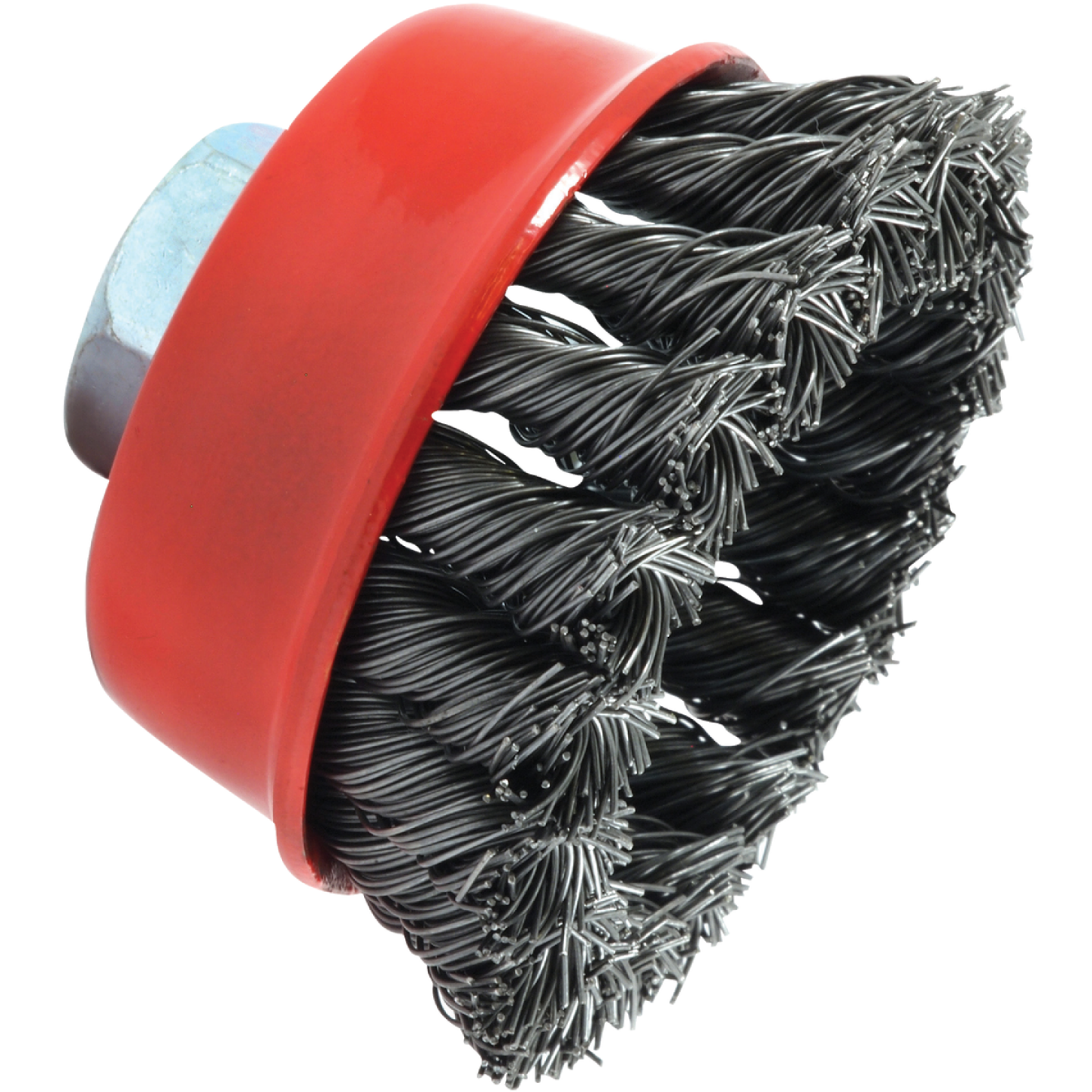 Forney 2-3/4 In. Knotted .020 In. Angle Grinder Wire Brush Image 1