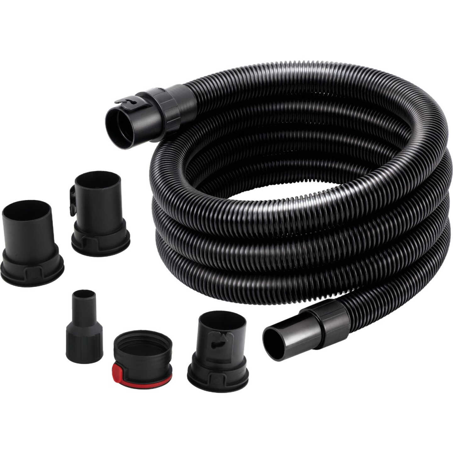 Channellock 1-7/8 In. Dia. x 7 Ft. L. Black Plastic Wet/Dry Vacuum Hose with Adapter & Connectors Image 1