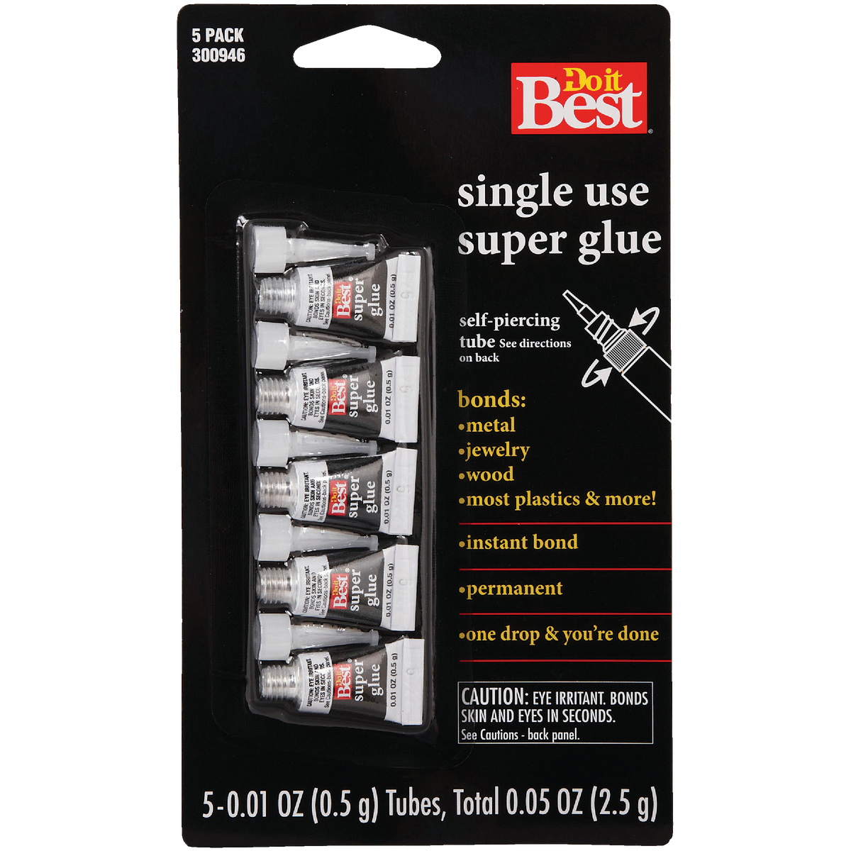 Do it Best 0.01 Oz. Liquid Single Use Super Glue (5-Pack) Image 2