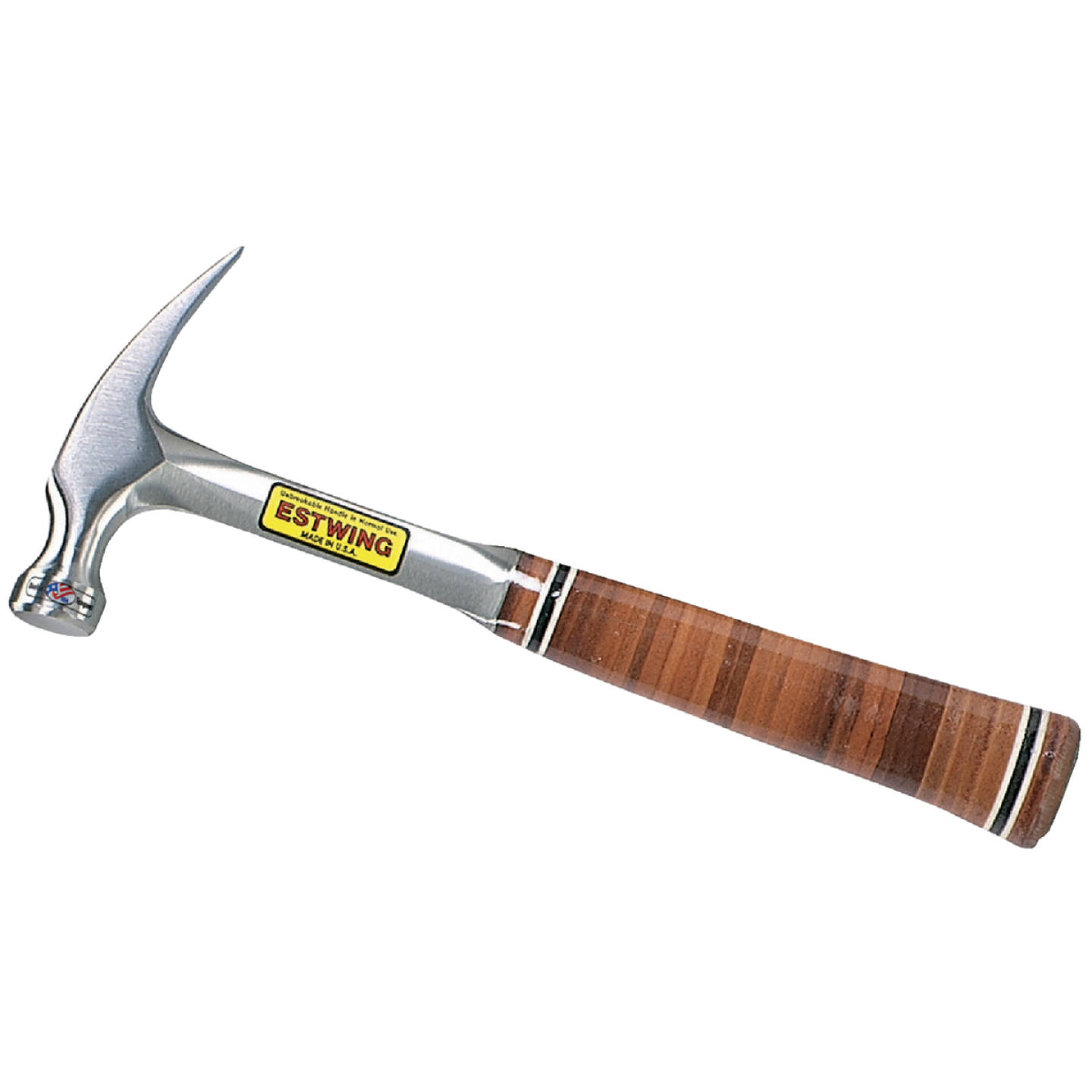 Estwing 16 Oz. Smooth-Face Rip Claw Hammer with Leather-Covered Steel Handle Image 1