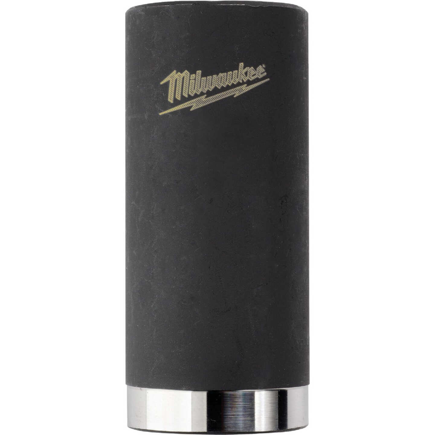 Milwaukee SHOCKWAVE 1/2 In. Drive 1-1/4 In. 6-Point Deep Standard Impact Socket Image 1