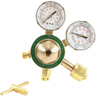 Forney Medium Duty Victor Compatible Forged Brass Body and Bonnets Oxygen Regulator Image 1