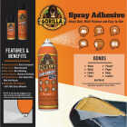 Gorilla 14 Oz. Heavy-Duty Multi-Purpose Spray Adhesive Image 3
