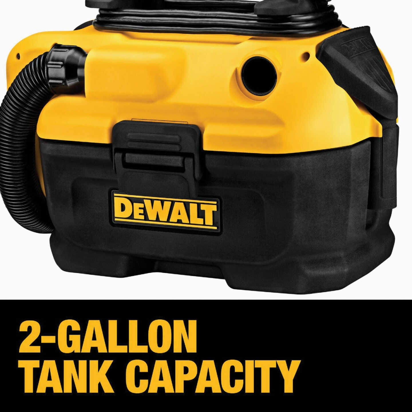 DEWALT 20V MAX 2 Gal. 1.85-Peak HP Corded/Cordless Wet/Dry Vacuum (Tool Only) Image 5