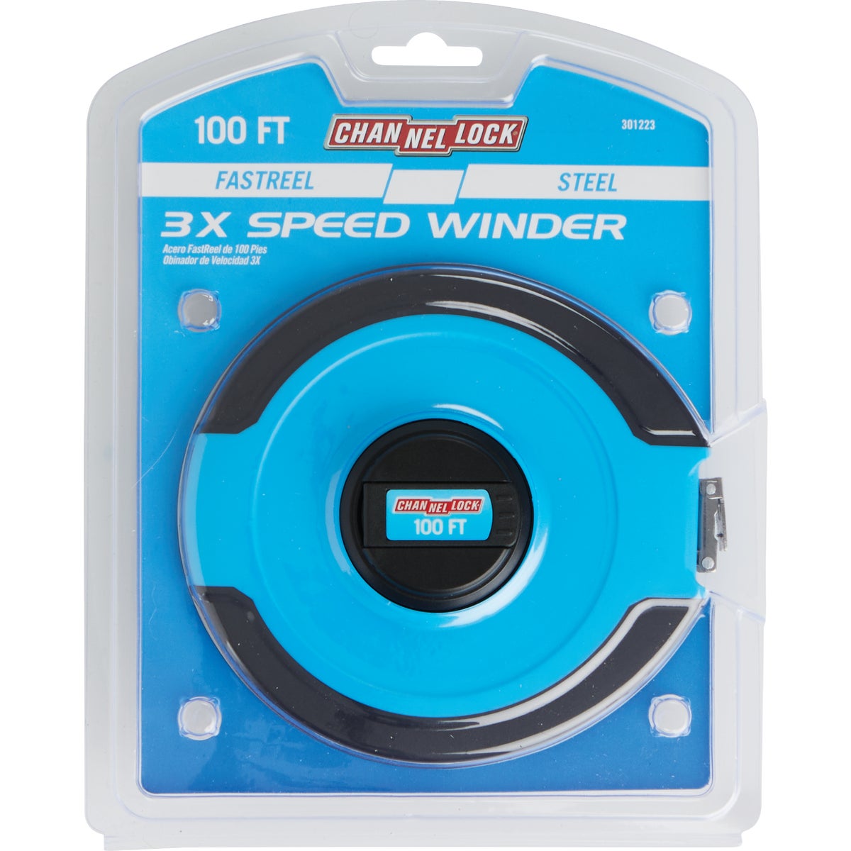 Channellock 100 Ft. Steel Closed Case Reel Tape Image 2