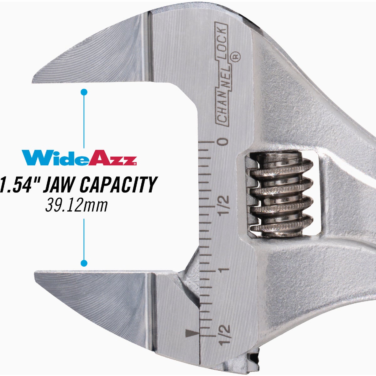 Channellock 8 In. Steel Xtra Slim Jaw Adjustable Pipe Wrench Image 2