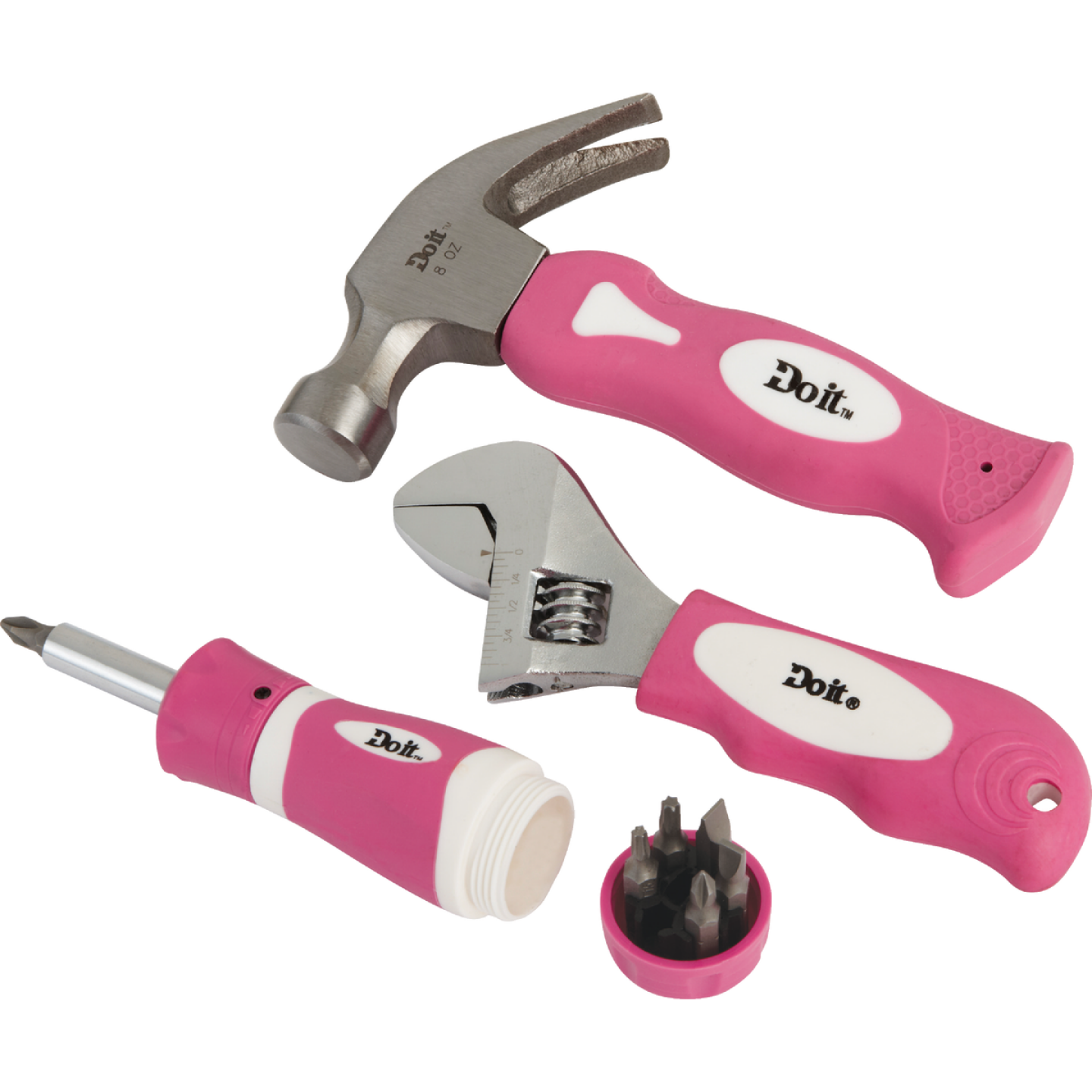 Do it 6-in-1 Screwdriver, Wrench, Hammer Mini Tool Set (3-Piece) Image 3