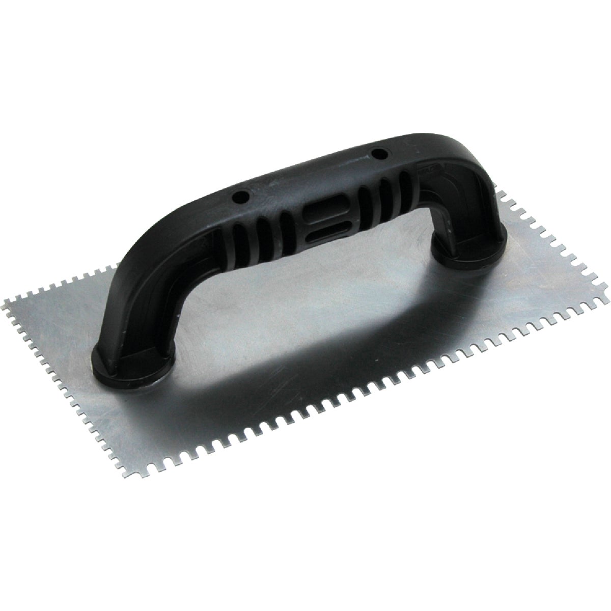 Marshalltown QLT 3/32 In. Square Notched & 1/8 In. U-Notched Trowel with Black Handle