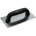 Marshalltown QLT 3/32 In. Square Notched & 1/8 In. U-Notched Trowel with Black Handle Image 1