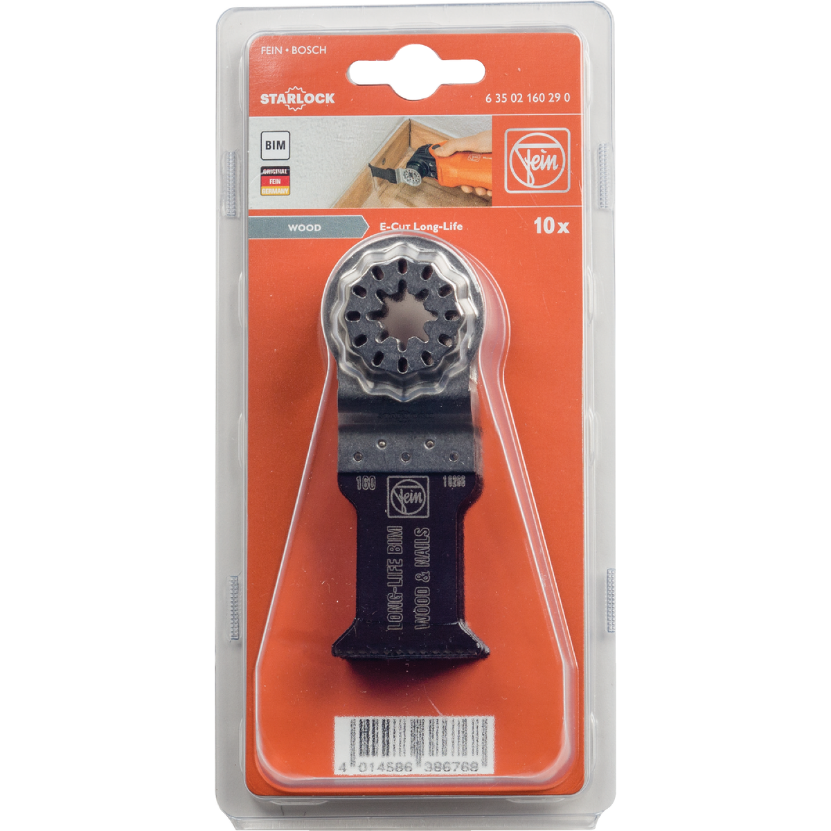Fein Starlock 1-3/8 In. Bi-Metal Long-Life E-Cut Oscilating Blade (10-Pack) Image 2
