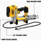 DEWALT 20V MAX Lithium-Ion Cordless Grease Gun (Tool Only) Image 2