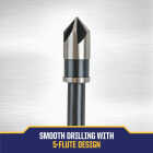 Irwin 3/8 In. Round Most Machineable Metals Countersink Image 4