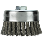 Milwaukee 4 In. Crimped .012 In. / .014 In. Angle Grinder Wire Brush Image 1