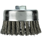 Milwaukee 4 In. Knotted .020 In. / .023 In. Angle Grinder Wire Brush Image 1