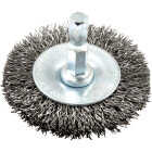 Forney 2 In. Hex Crimped, Coarse Drill-Mounted Wire Wheel Image 1