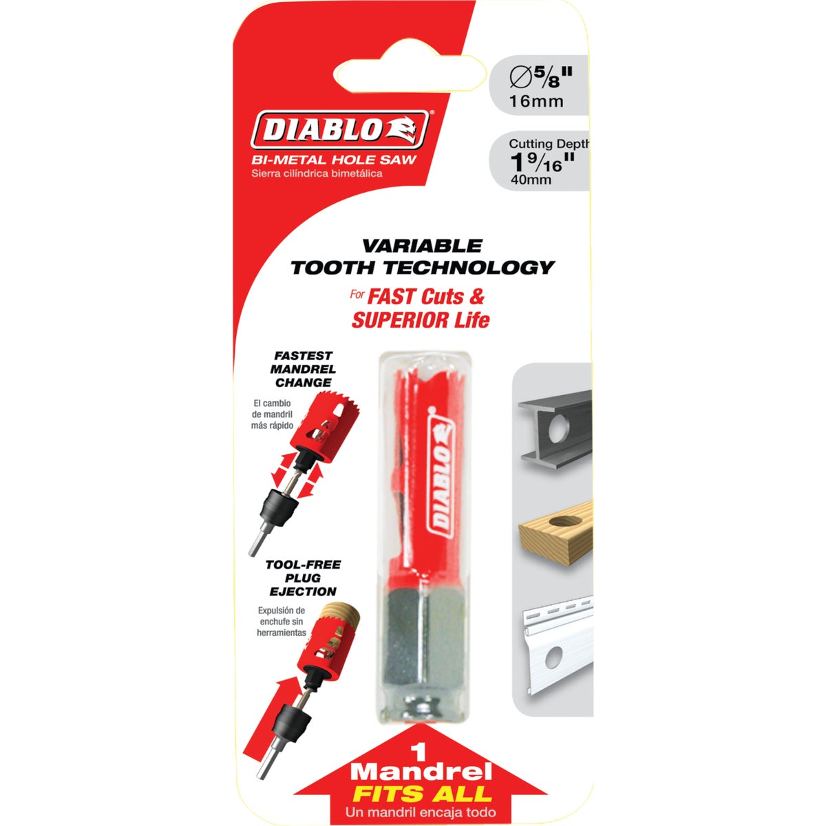 Diablo 5/8 In. Bi-Metal Hole Saw Image 2