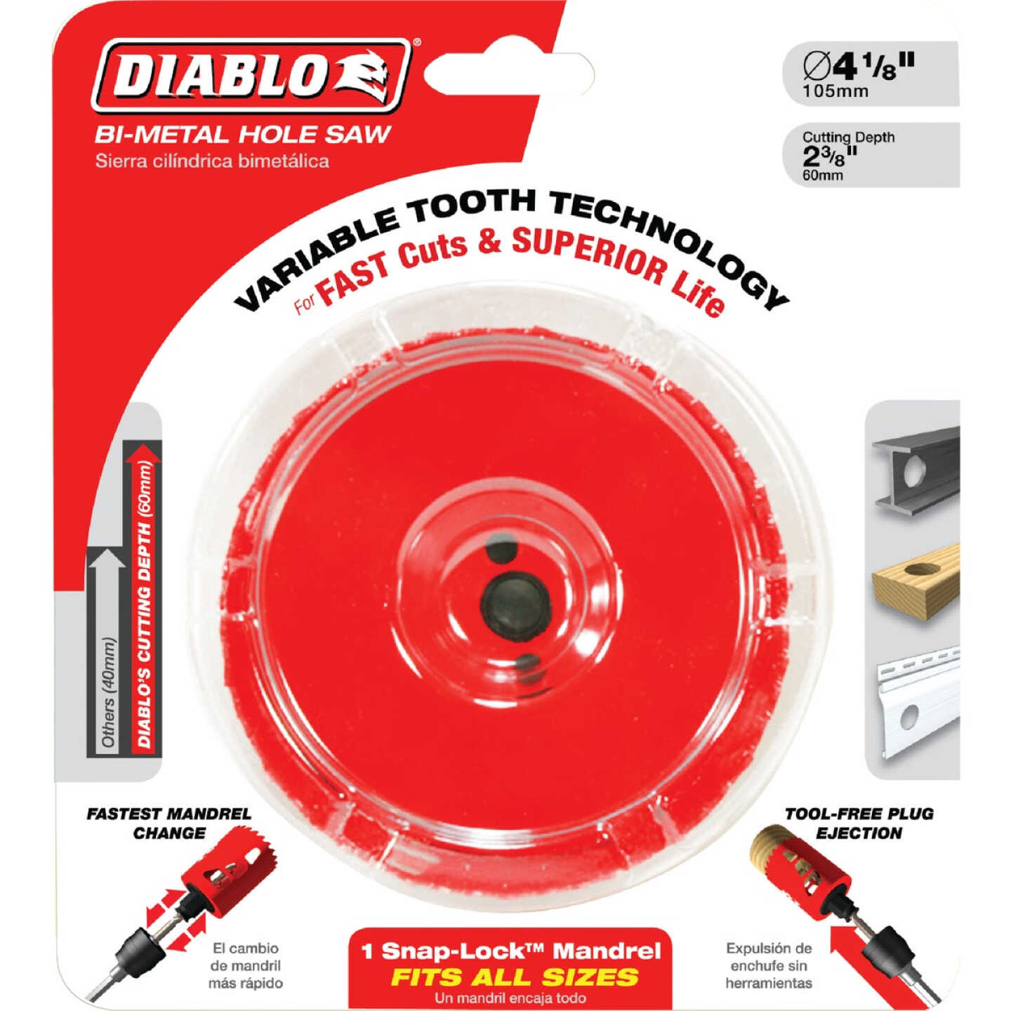 Diablo 4 In. Bi-Metal Hole Saw Image 2