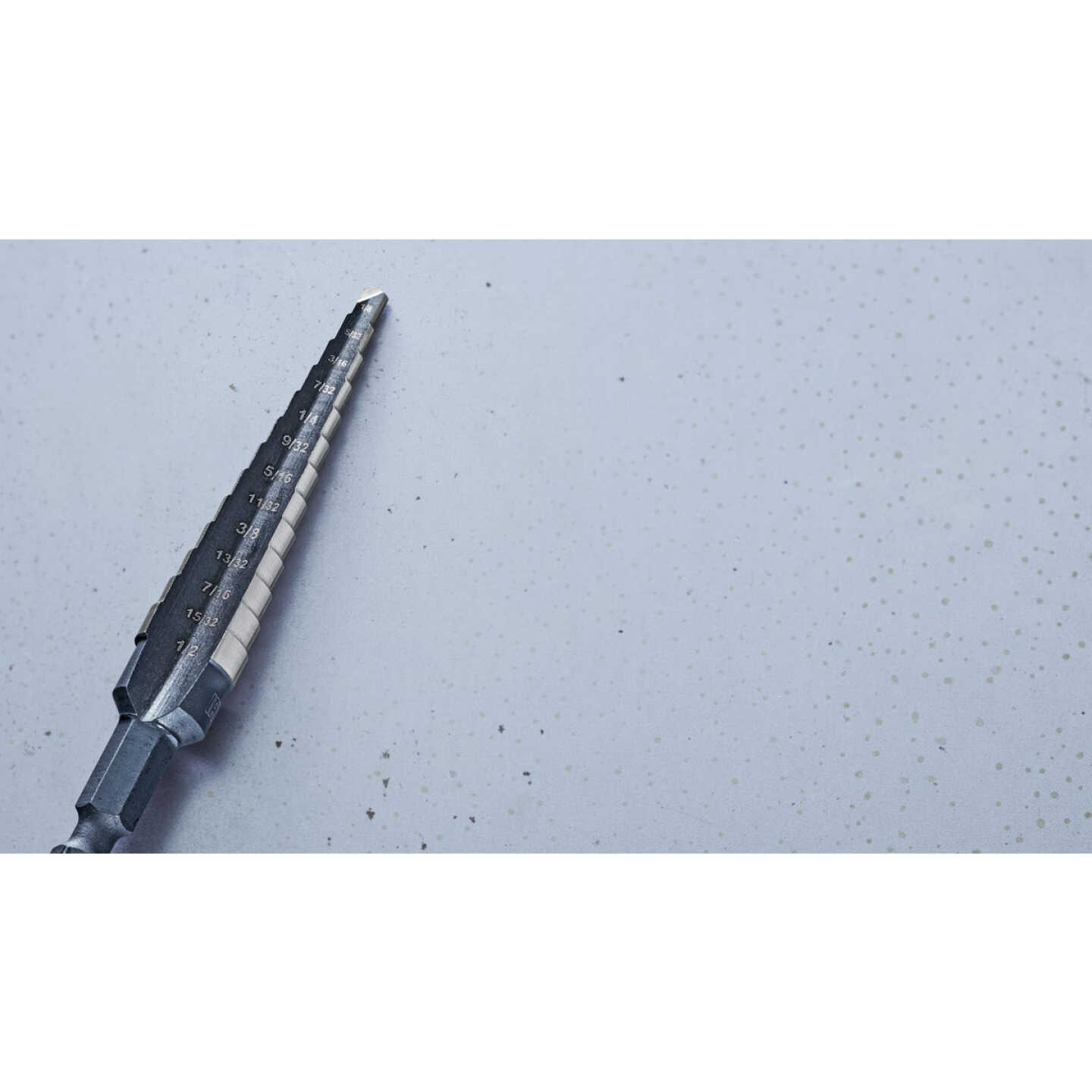 Irwin Unibit 1/8 In. - 1/2 In. #1 Step Drill Bit, 13 Steps Image 2