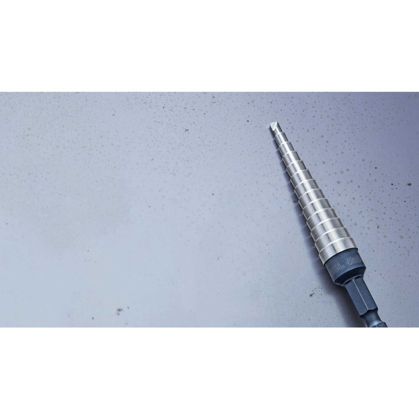 Irwin Unibit 1/8 In. - 1/2 In. #1 Step Drill Bit, 13 Steps Image 3