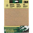 3M 9 In. x 11 In. General Purpose Coarse Sandpaper, 60 Grit (4-Pack) Image 1