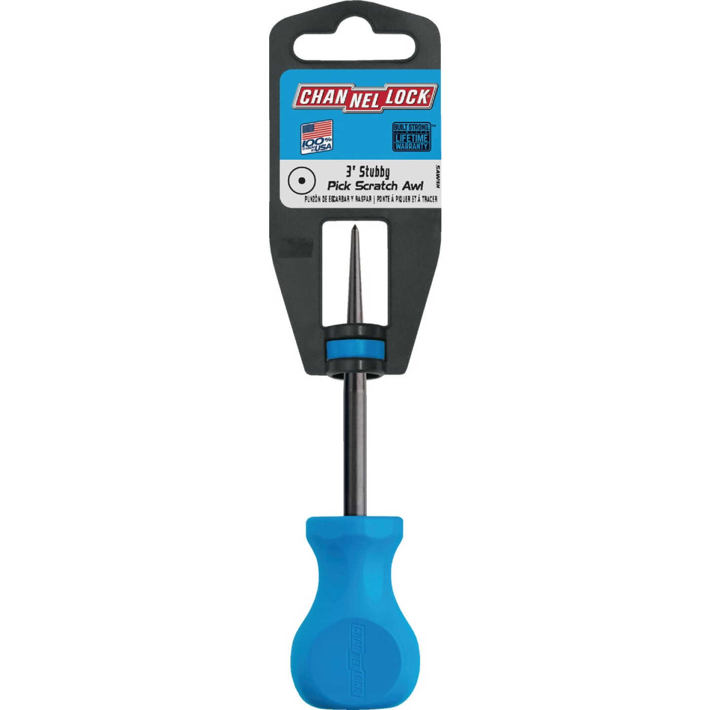 Channellock Stubby 3 In. Professional Pick Scratch Awl Image 6