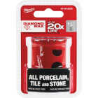 Milwaukee Diamond Plus 1-1/2 In. Diamond Grit Hole Saw Image 7
