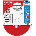 Diablo 4-1/2 In. 24-Grit Fiber Disc (4-Pack) Image 1