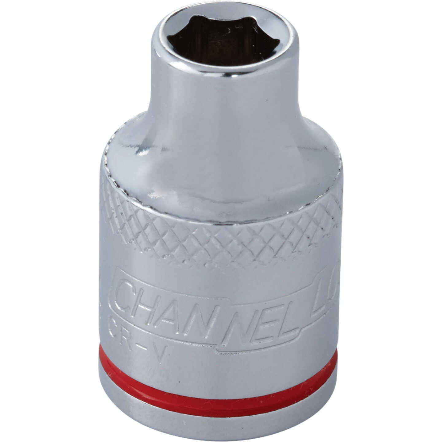 Channellock 3/8 In. Drive 1/4 In. 6-Point Shallow Standard Socket Image 3