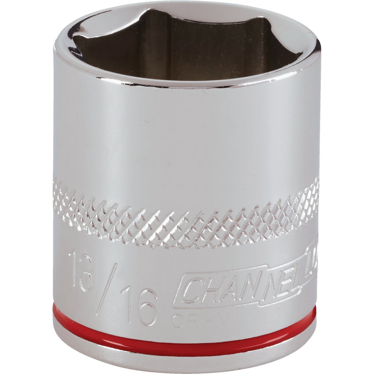 Channellock 3/8 In. Drive 13/16 In. 6-Point Shallow Standard Socket Image 1